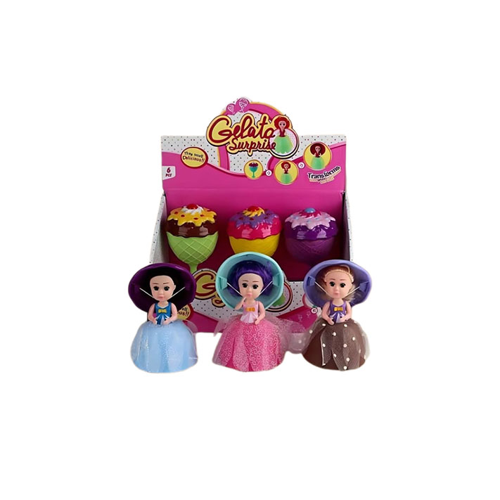 دمى Gelato Surprise – تتحول من آيسكريم إلى أميرة!