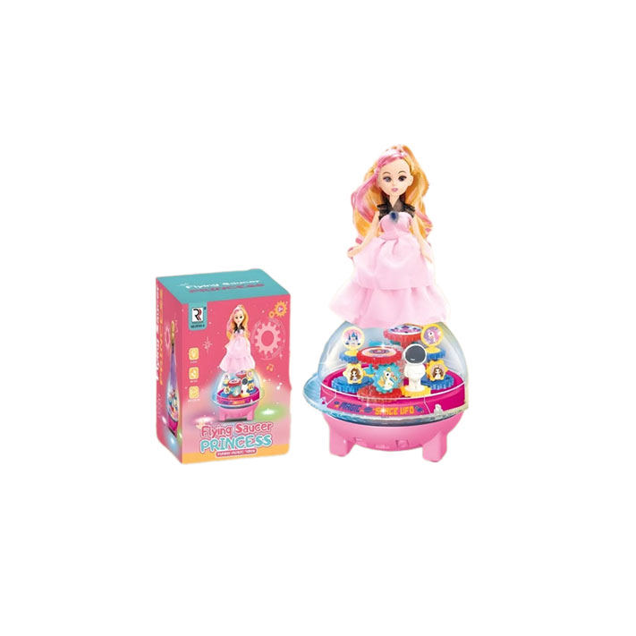 دمية الأميرة الدوّارة بالموسيقى والأضواء