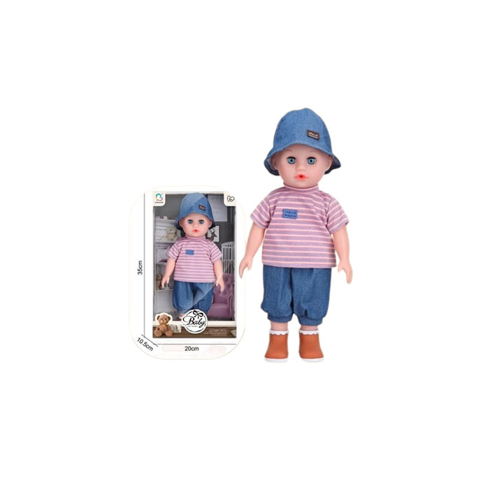 دمية BABY BOY بالأزياء الكاجوال – شكل واقعي ولعب ممتع!