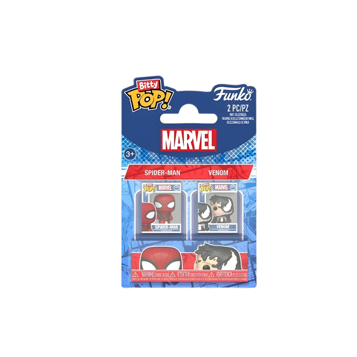 مجموعة شخصيات مارفل — Spider-Man & Venom Bitty Pop