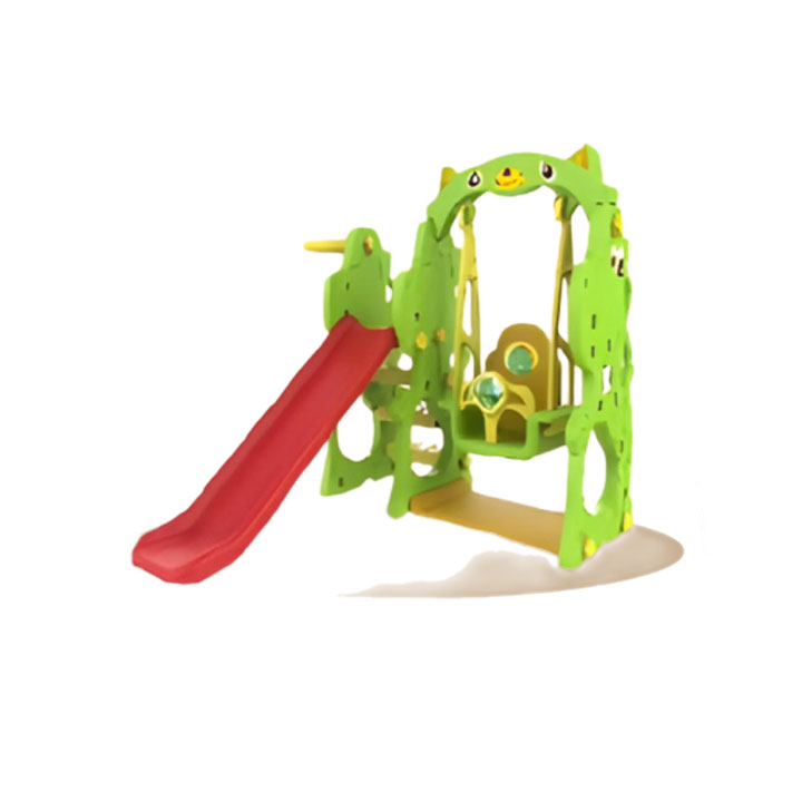 زحلاقيه وأرجوحة الأطفال بتصميم الدب اللطيف