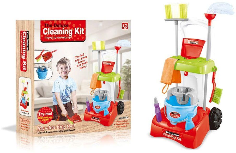 the deluxe cleaning kit tool box
