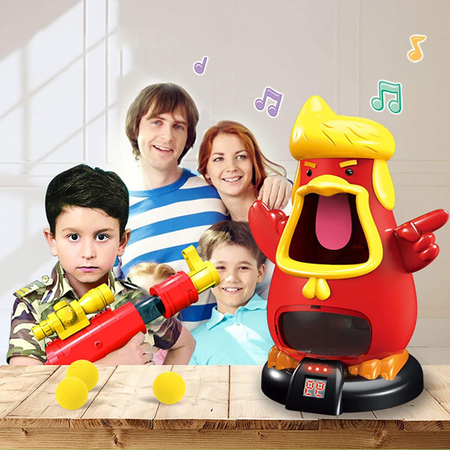 مسلسل هيت مي تران الدجاج إطلاق الكرات على الدجاج - ألعابي