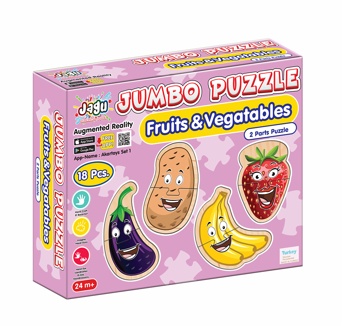 جامبو بزل فواكه و خضروات - ألعابي