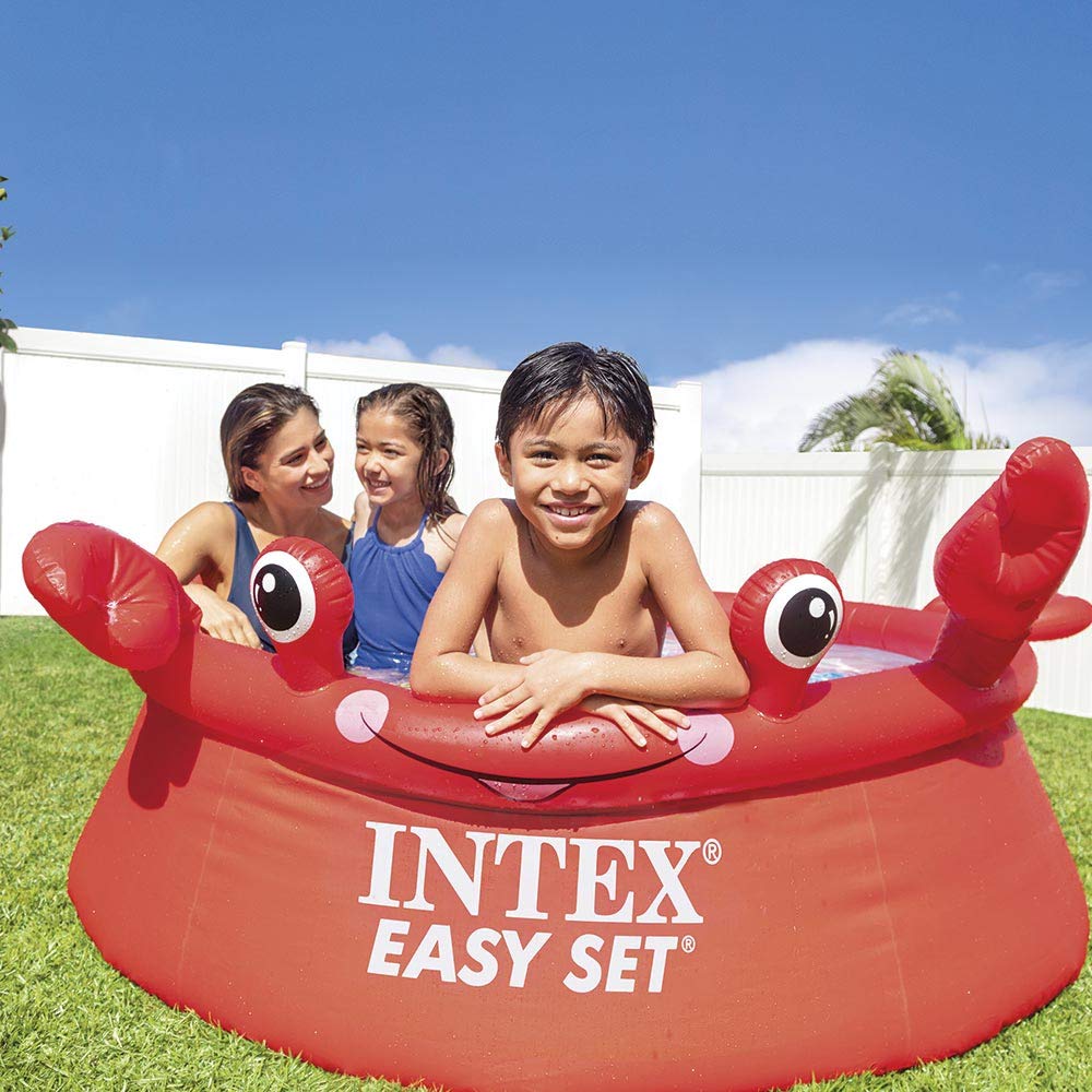 26100- من السهل حوض السباحه من ®INTEX حوض السلطعون السعيد نفخ - ألعابي