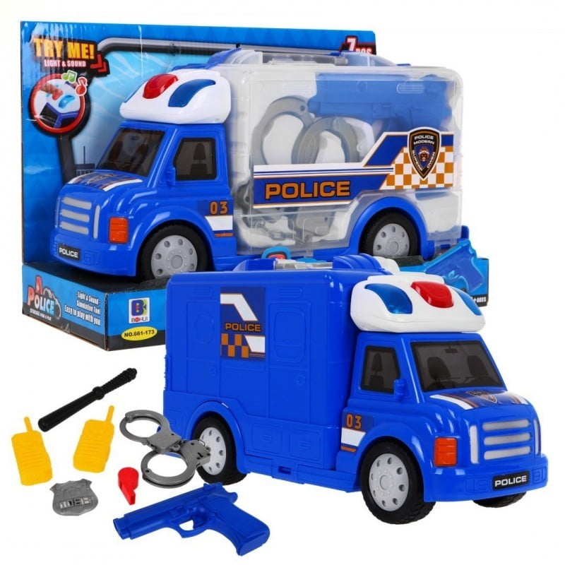 Suit case Police Car