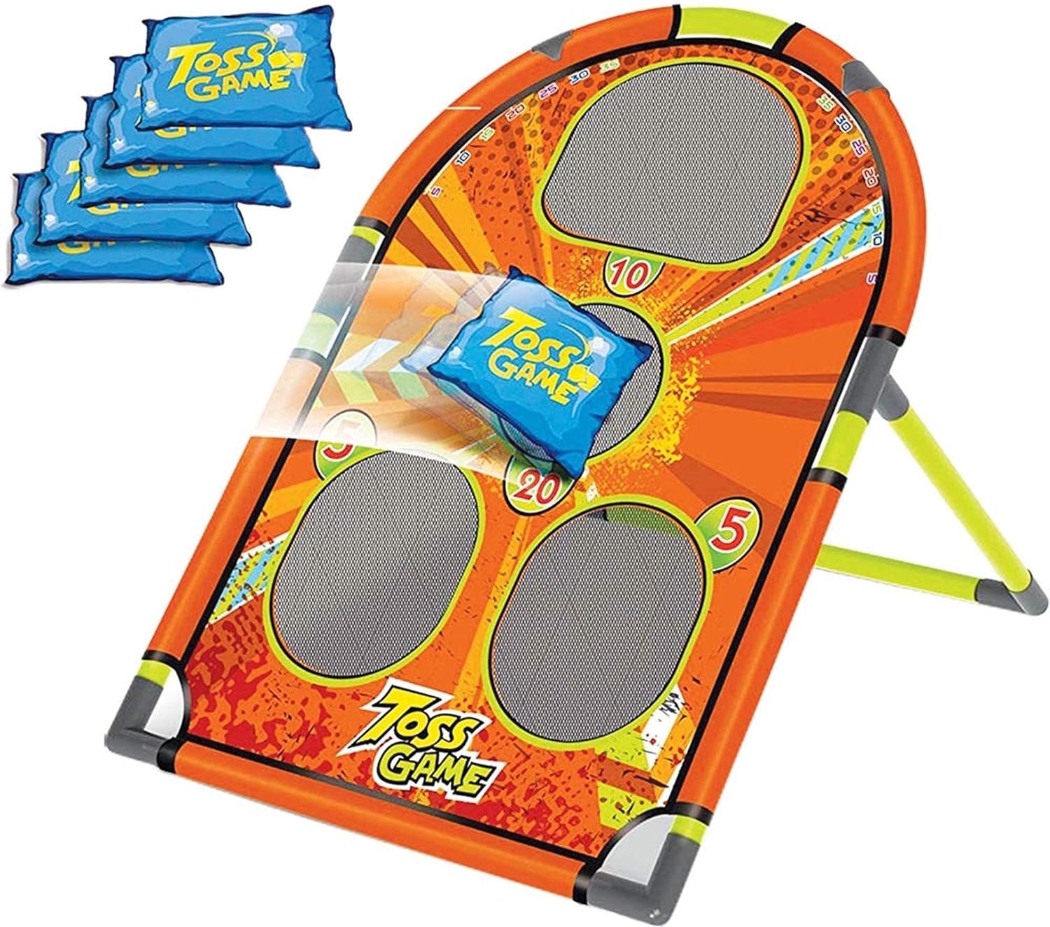 مجموعة ألعاب الرمي على شكل حقيبة، مجموعة أدوات حديقة الرمي العائلية، لعبة في الهواء الطلق وداخل المنزل - ألعابي