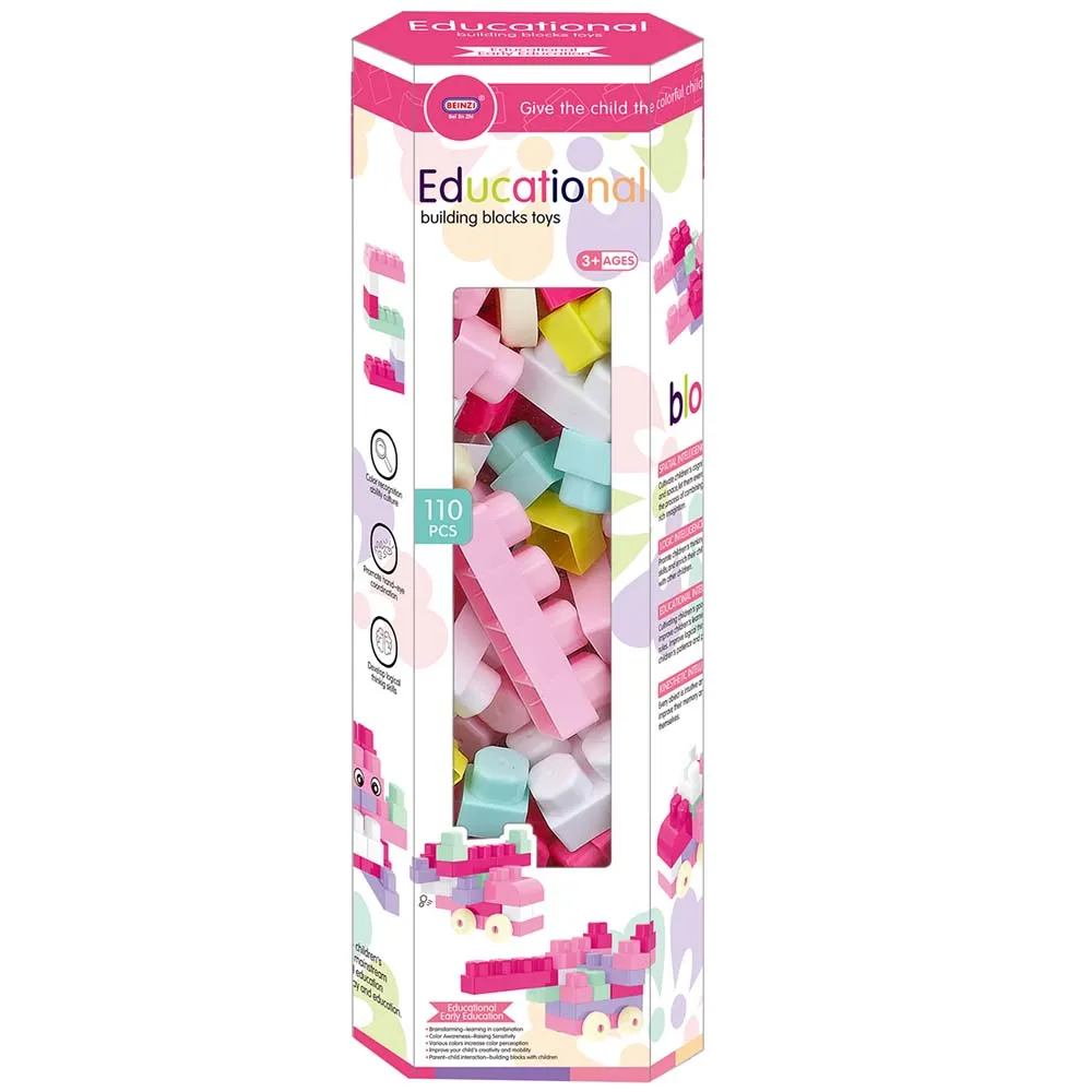 ألعاب تركيب ( مكعبات ) البناء التعليمية 110 قطعة - ألعابي