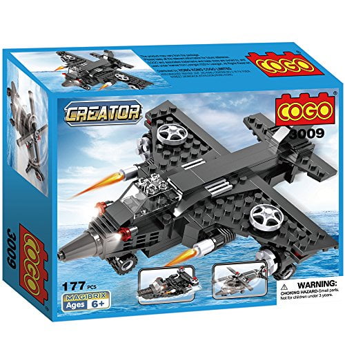 COGO تركيب طائرات مقاتلة 3 في 1 - ألعابي