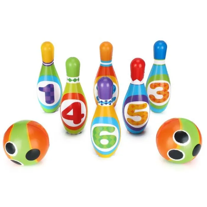 Colorful Indoor Bowling Set for Kids – Fun, Safe & Educational Game