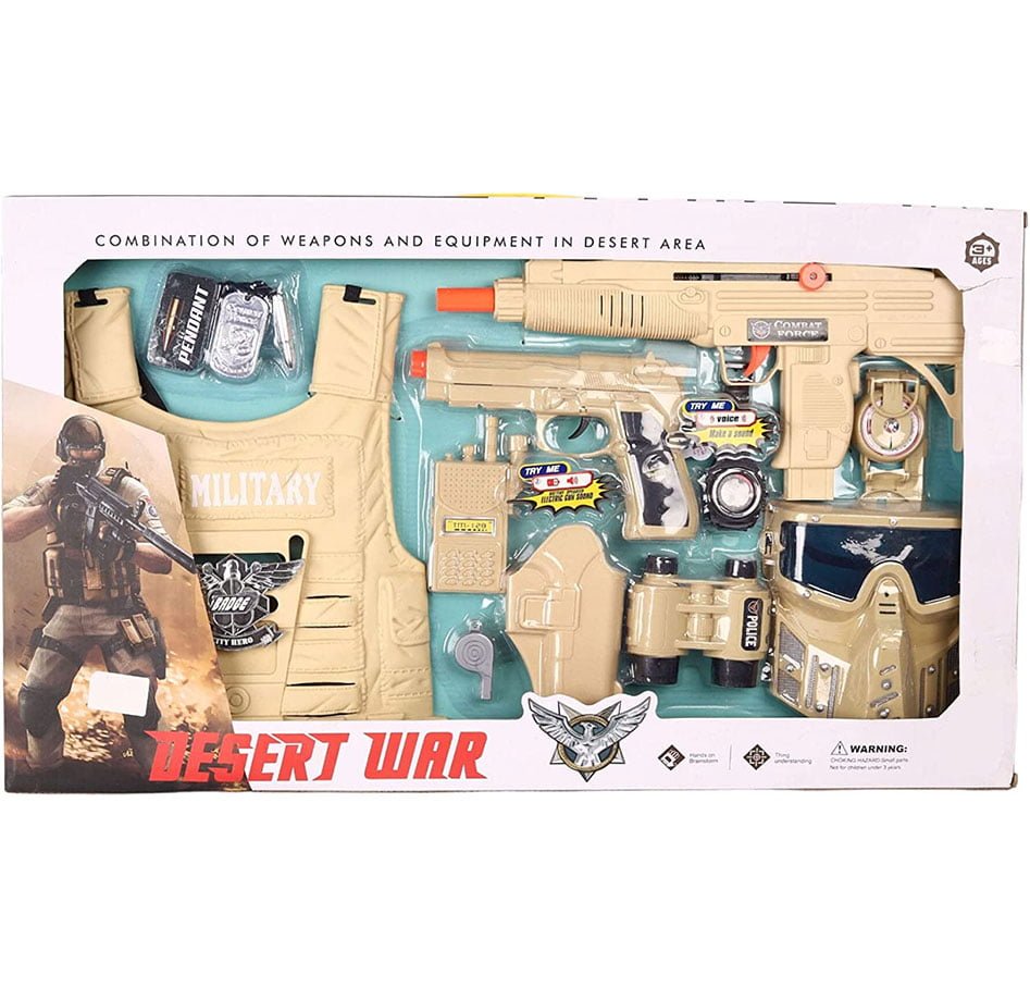 Desert War Armed Forces with Mask