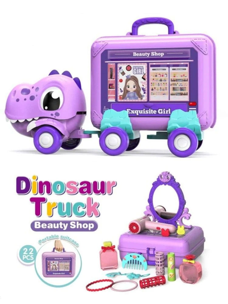 Dinosaur Truck Beauty Shop 22 Pcs
