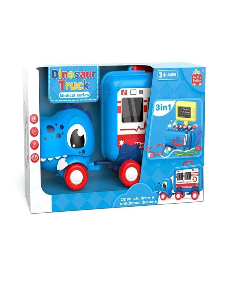 لعبة شاحنة ديناصور الطبيةة 22 قطعة - ألعابي