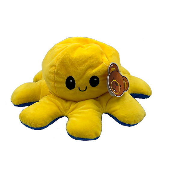 (Happy/Sad) Reversible Octopus Plush Toy
