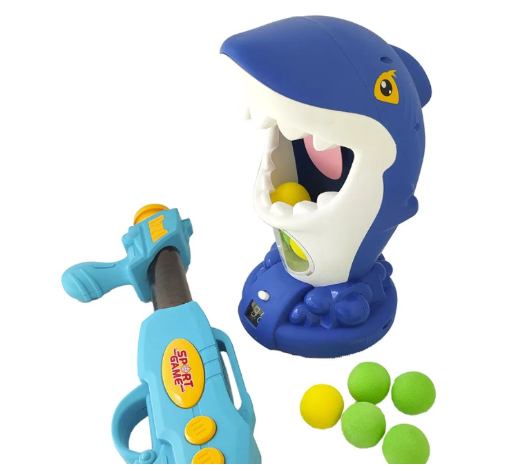 Interactive Shark Shooting Game with Sound & Light for Kids