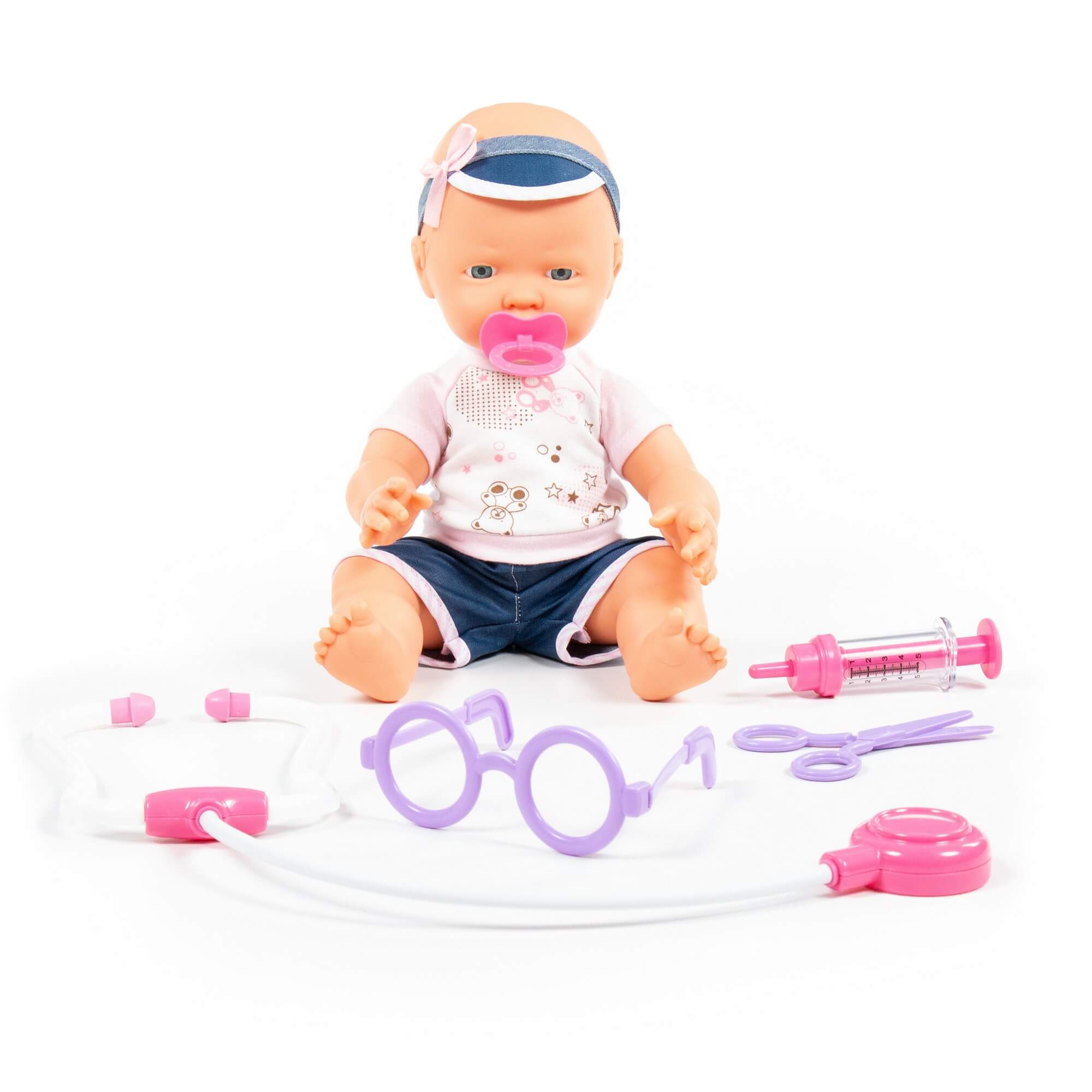 Jolly Baby Doll Doctor set 4 pc