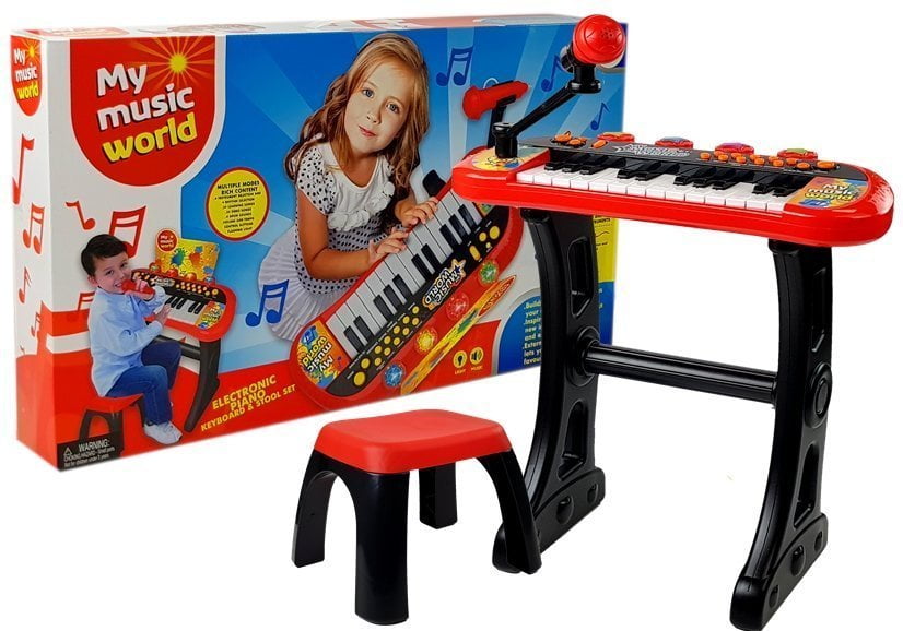 My Music World Electronic Piano Keyboard and Stool Set