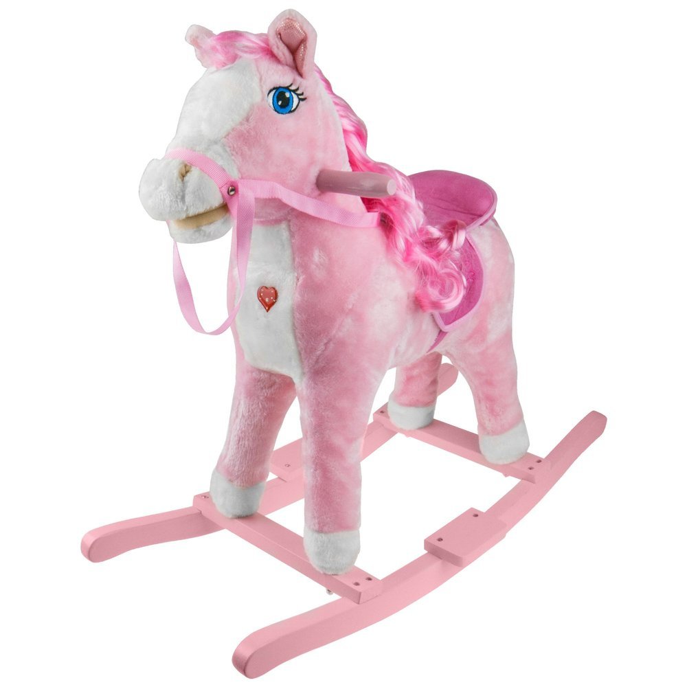 Princess Pony Rocking Horse with Sound – Pink