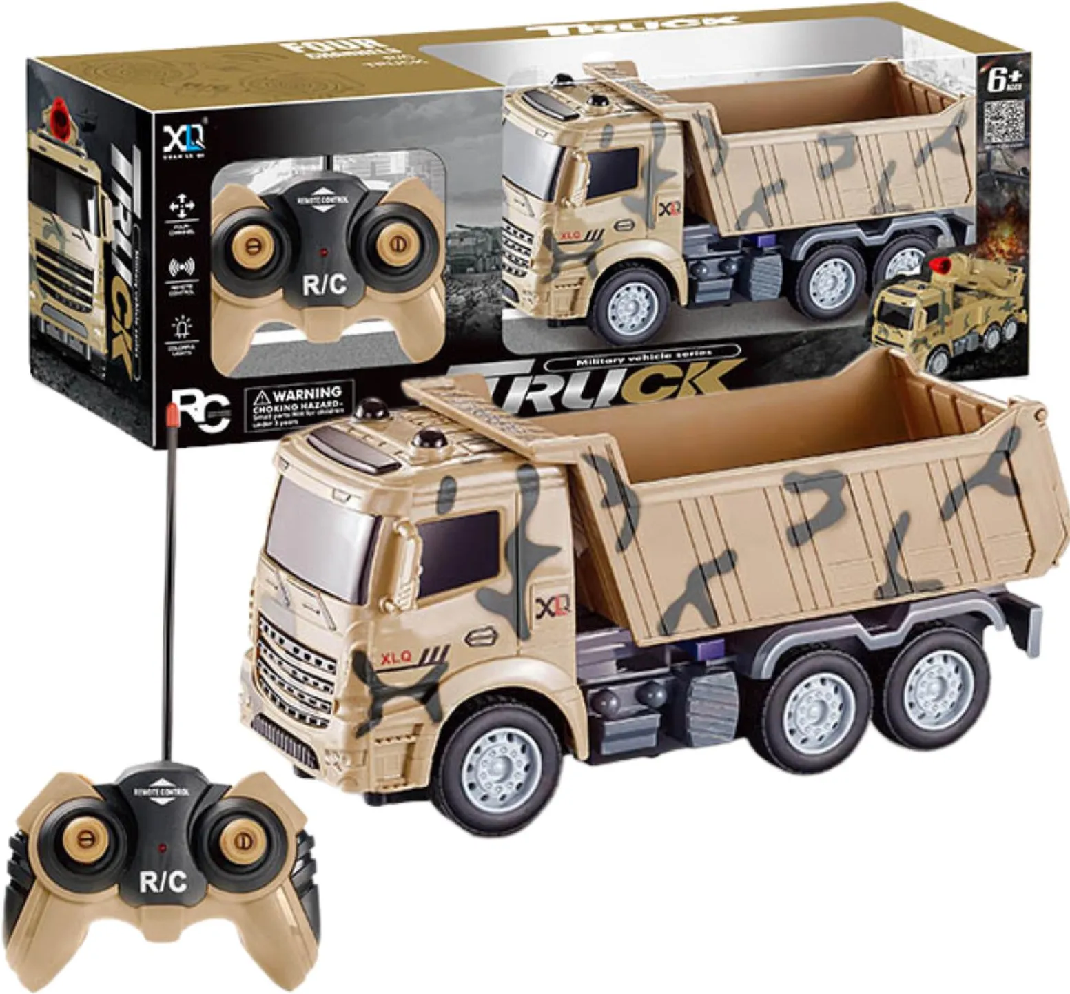 Remote Control Dump Truck – Military Vehicle Series