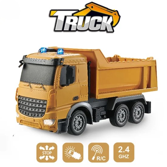 Remote Control Engineering Dump Truck – Heavy Duty Construction Series