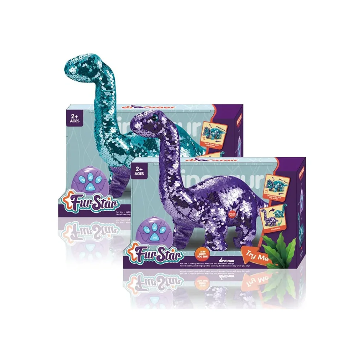 Sparkling Dinosaur Remote Control Toy