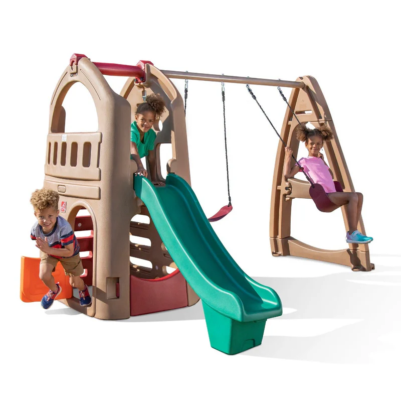 Step2 – Naturally Playful™ Playhouse Climber & Swing Extension