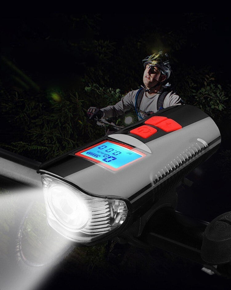 Stopwatch Horn Bike Light