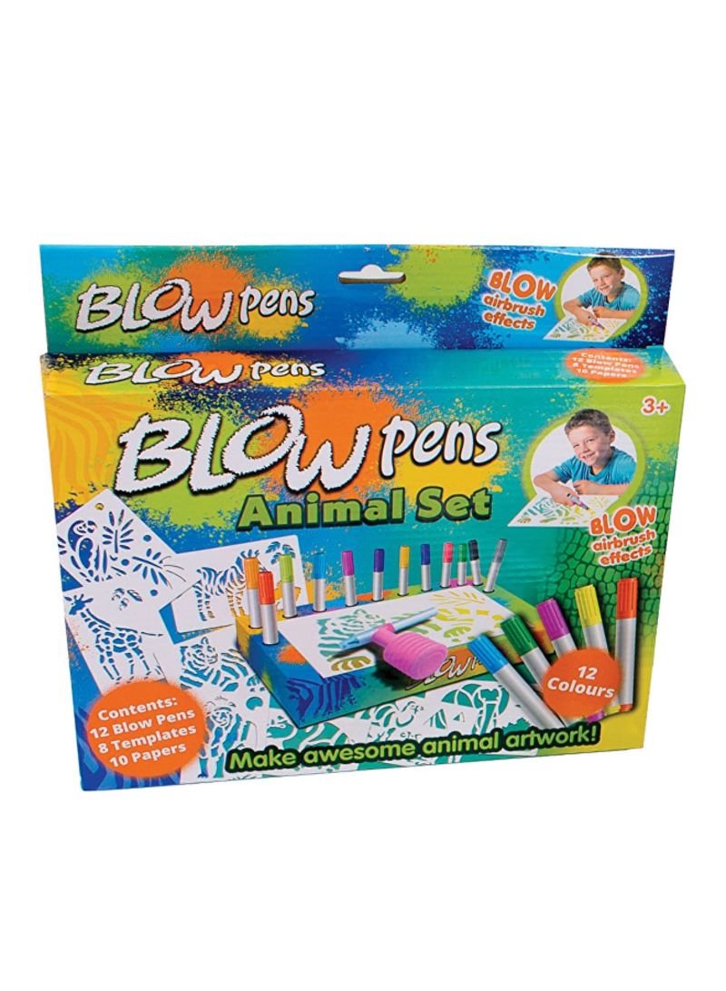 Blow Pen Animal Set