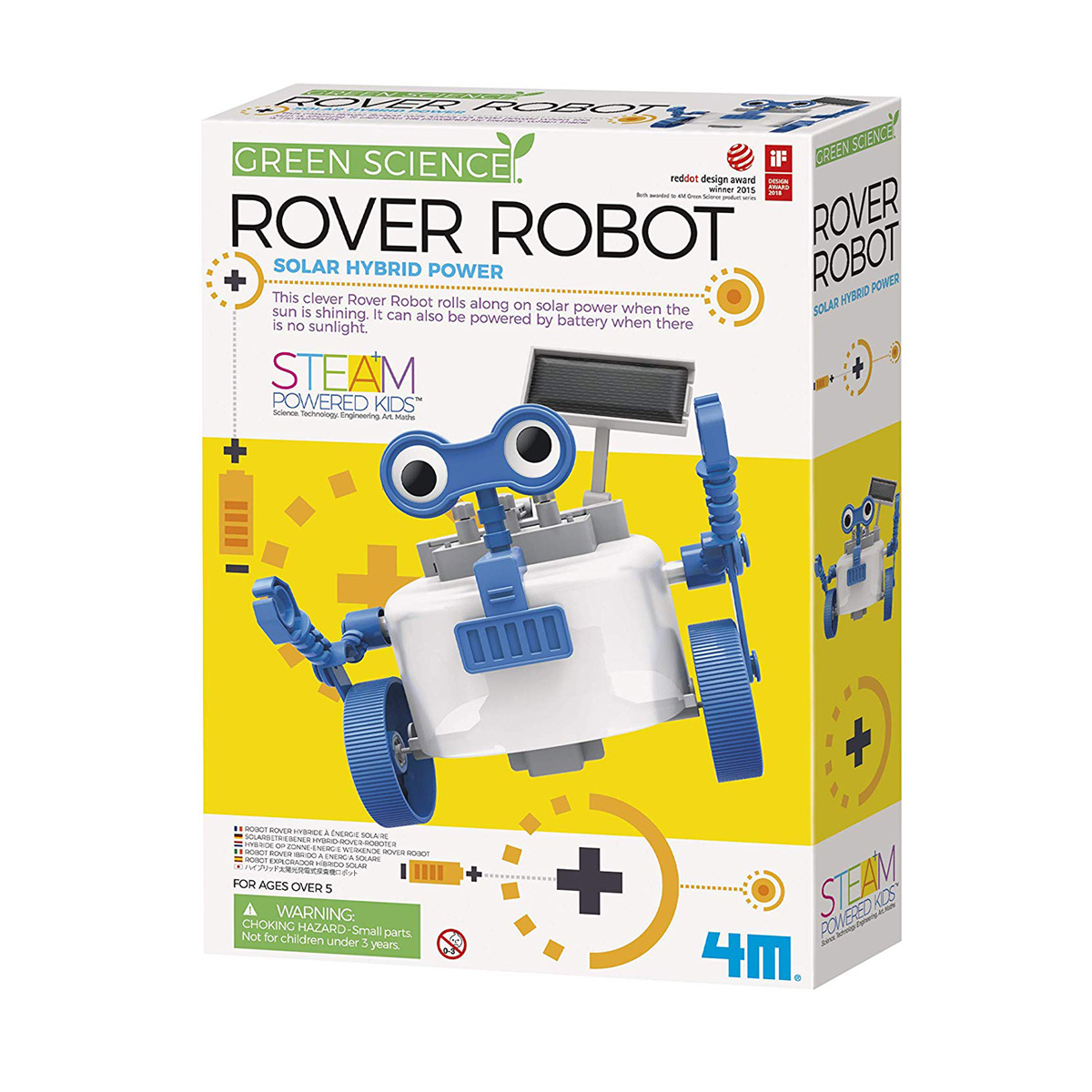 فور إم - مجموعة صنع الروبوت يعمل بالطاقة الشمسية