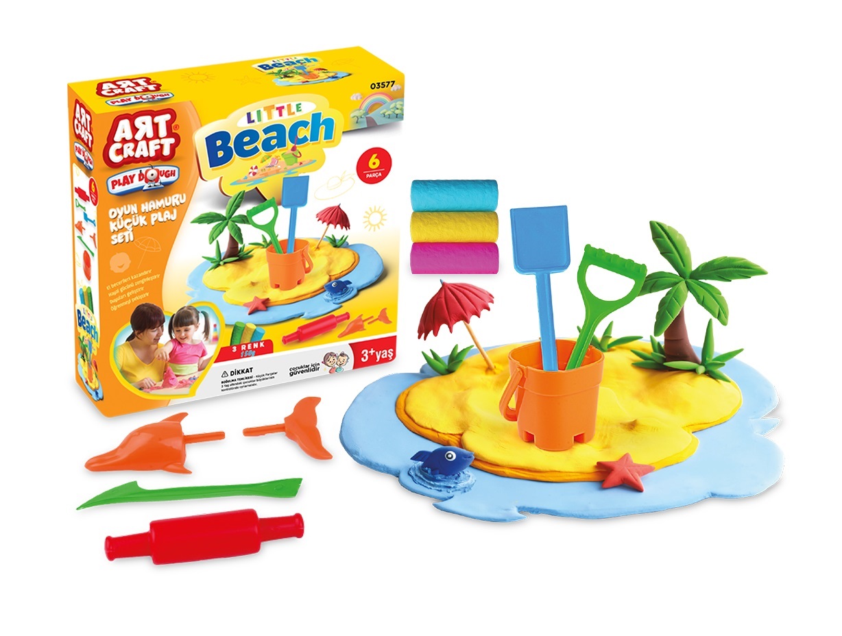 آرت كرافت - مجموعة تشكيل الشاطئ بالصلصال الملون