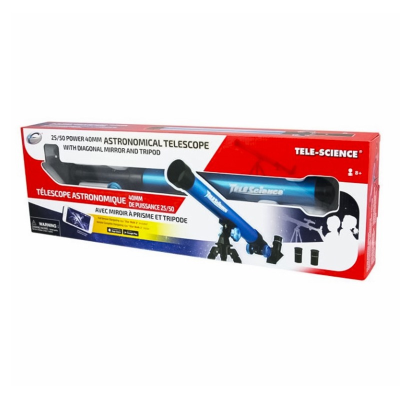 التلسكوب الفلكي - لون أزرق