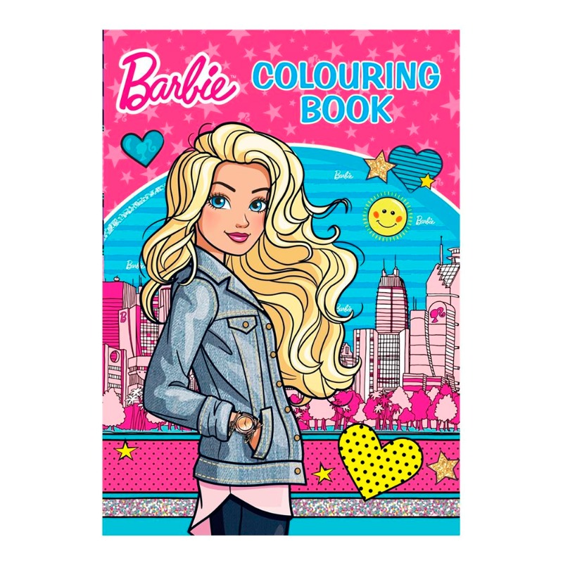 باربي - دفتر تلوين