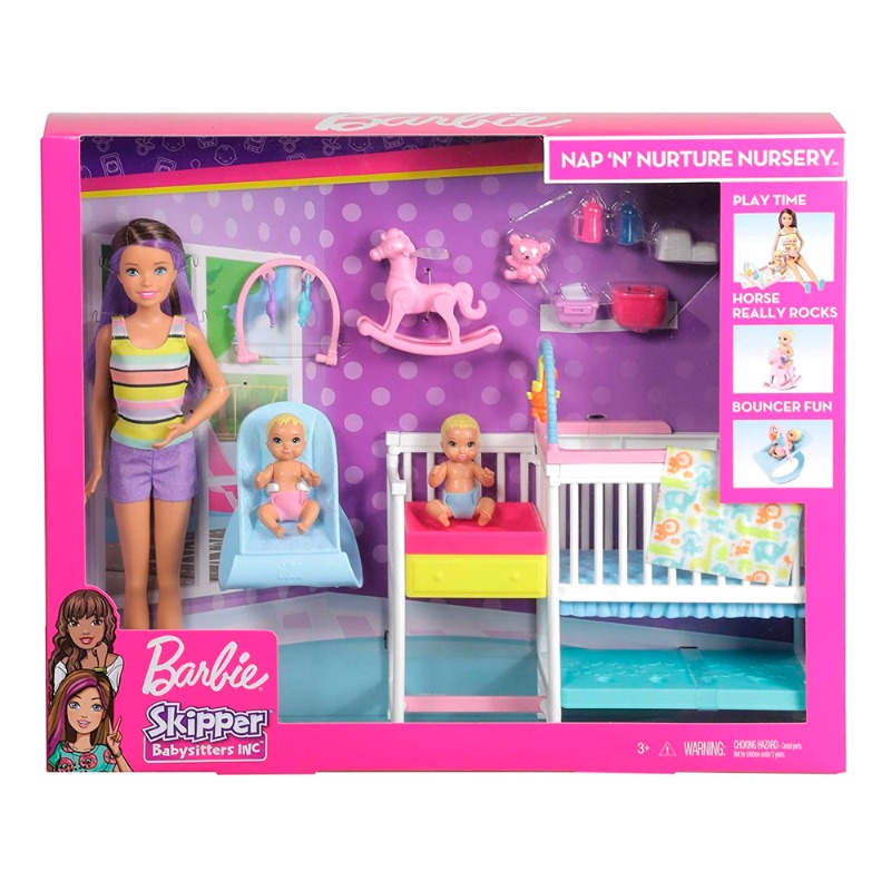 باربي دمية جليسة الاطفال