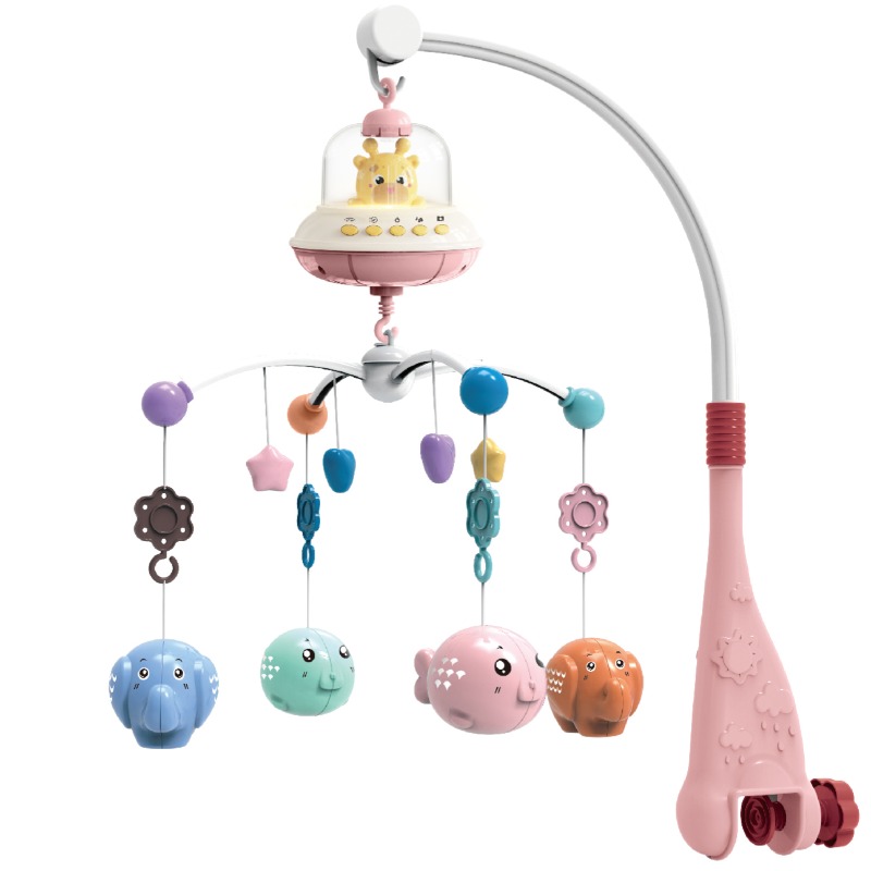 علّاقة سرير مع جهاز تحكم