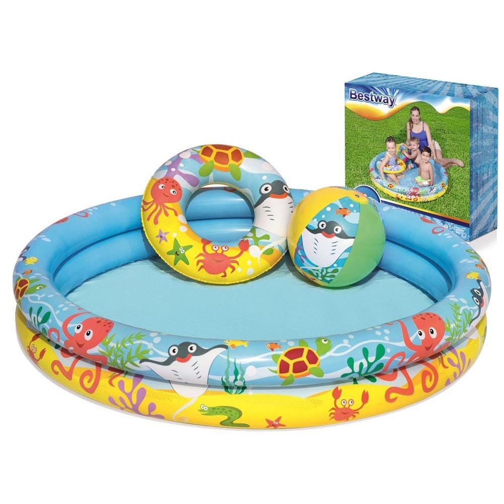 بست واي - مسبح الأطفال الدائرى شكل الحلقات