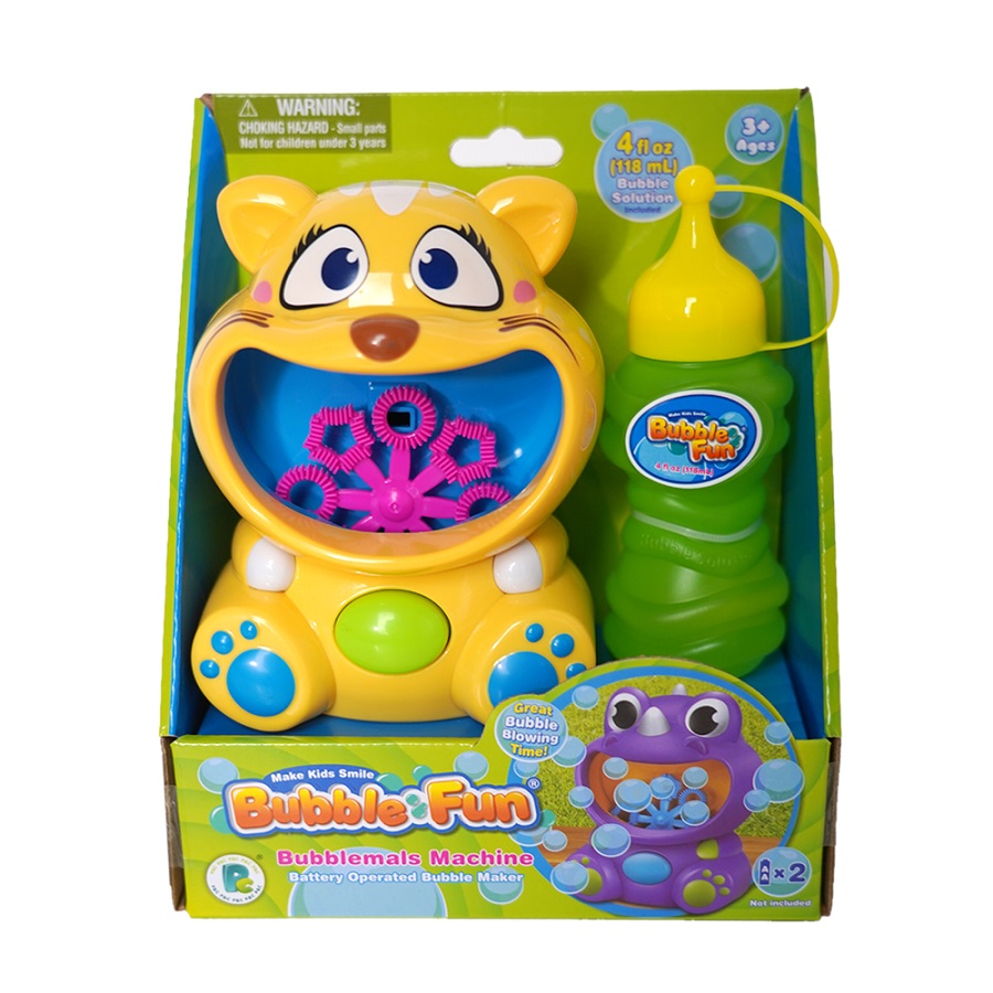 بابل فن - ماكينة صنع الفقاعات بتصميم القطة