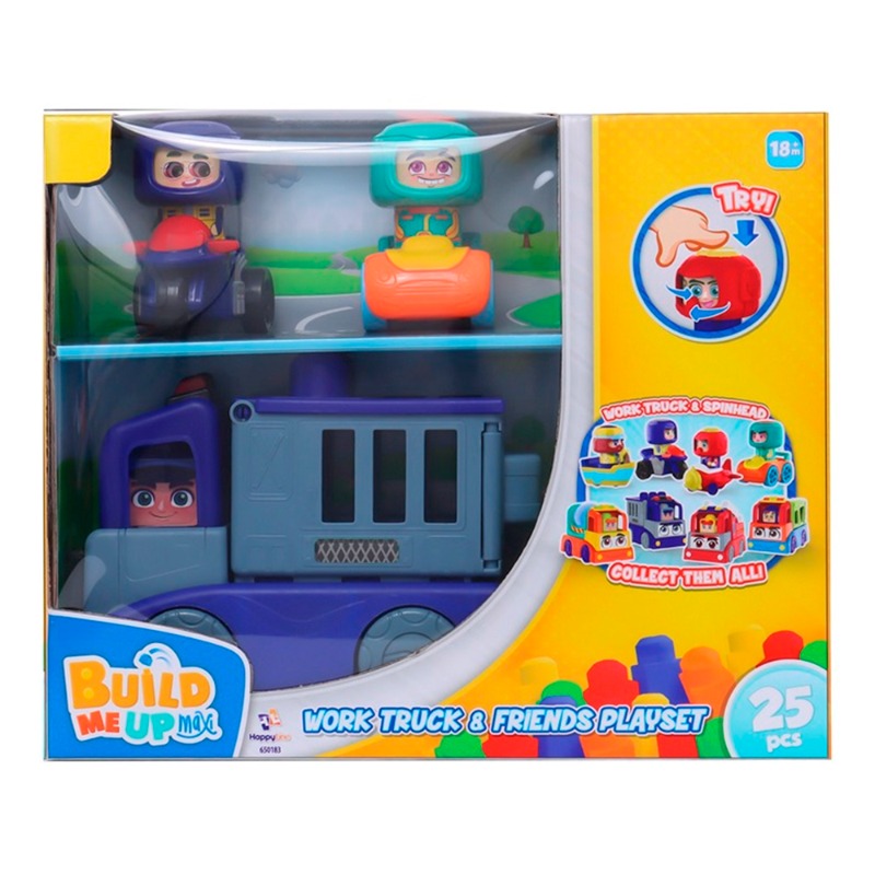 بلوك بيلد مي أب ماكسي - شاحنة مع كتل تركيب