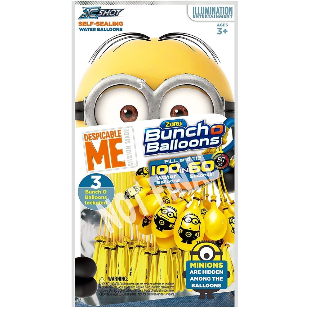 بانشو بالونز - مجموعة بالونات الماء مينيون بالونز 100 قطعة