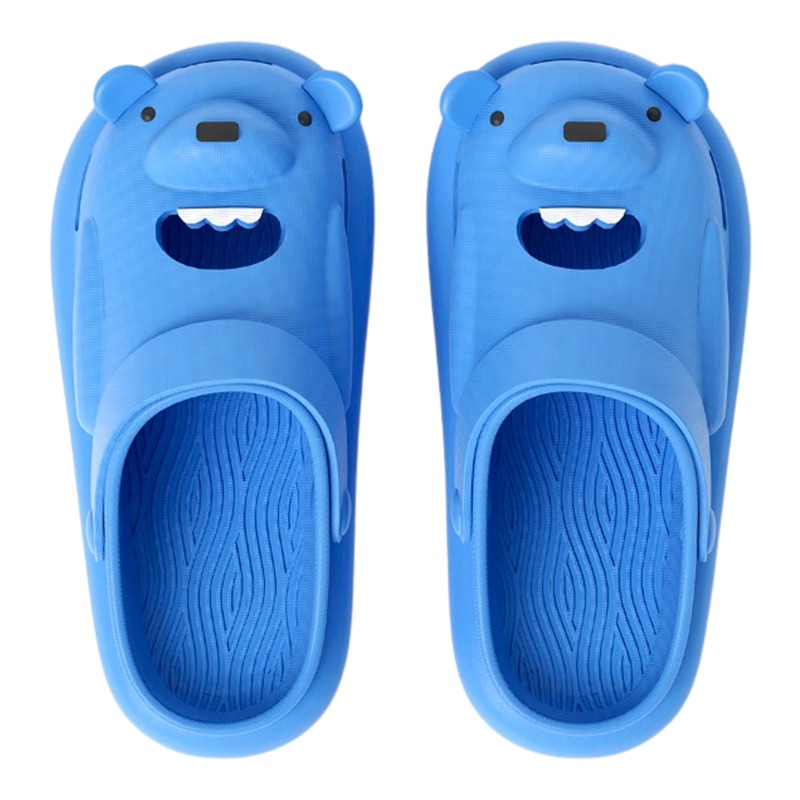 تشيرفل ماريو - سليبر الأطفال بتصميم الدب لون أزرق