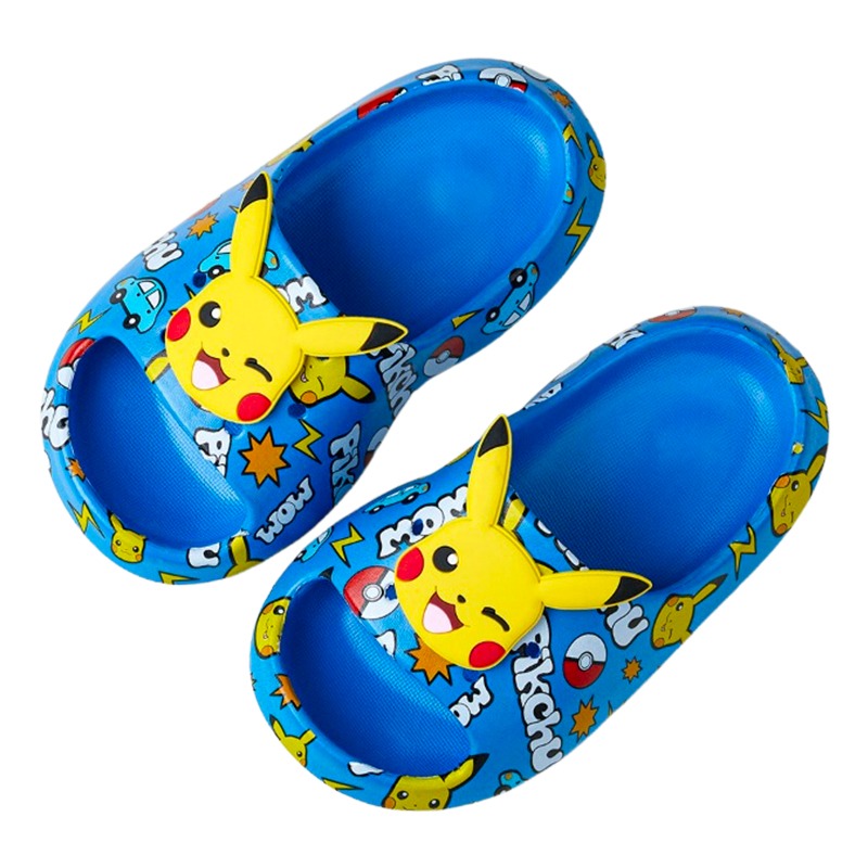 تشيرفل ماريو - سليبر الأطفال بتصميم بيكاتشو لون أزرق