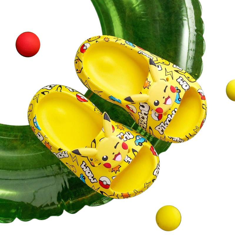 تشيرفل ماريو - سليبر الأطفال بتصميم بيكاتشو لون أصفر