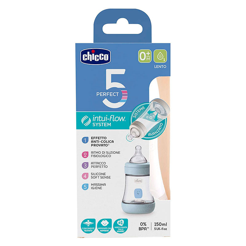 شيكو - رضّاعة بيرفكت 5 تدفق بطيء - 150 مل