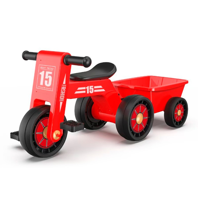 عربة مقطورة ثلاثية العجلات بضوء وموسيقى