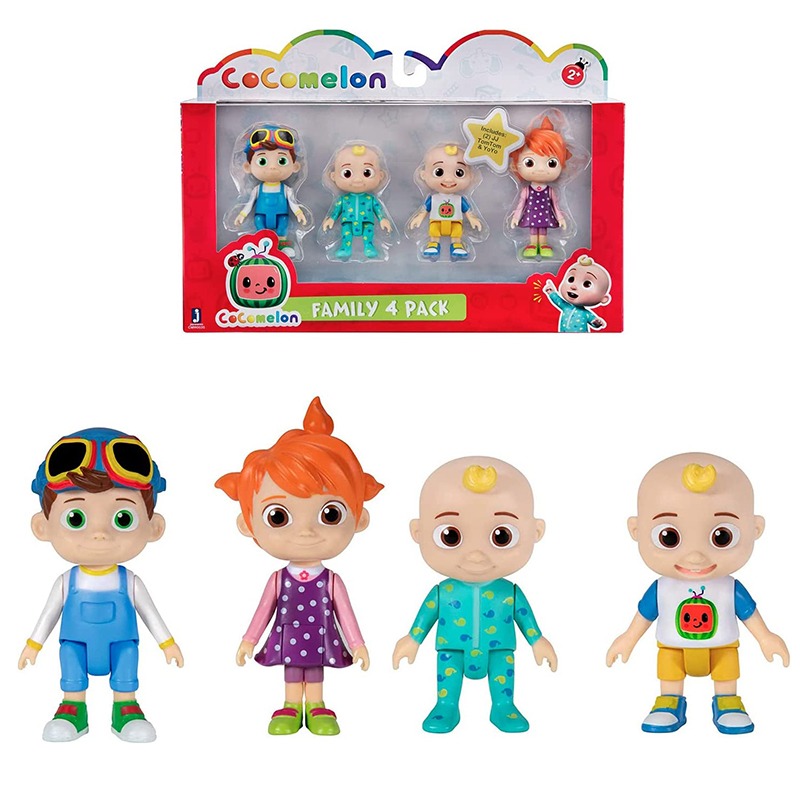 كوكوميلون - مجموعة مجسمات العائلة 4 شخصيات