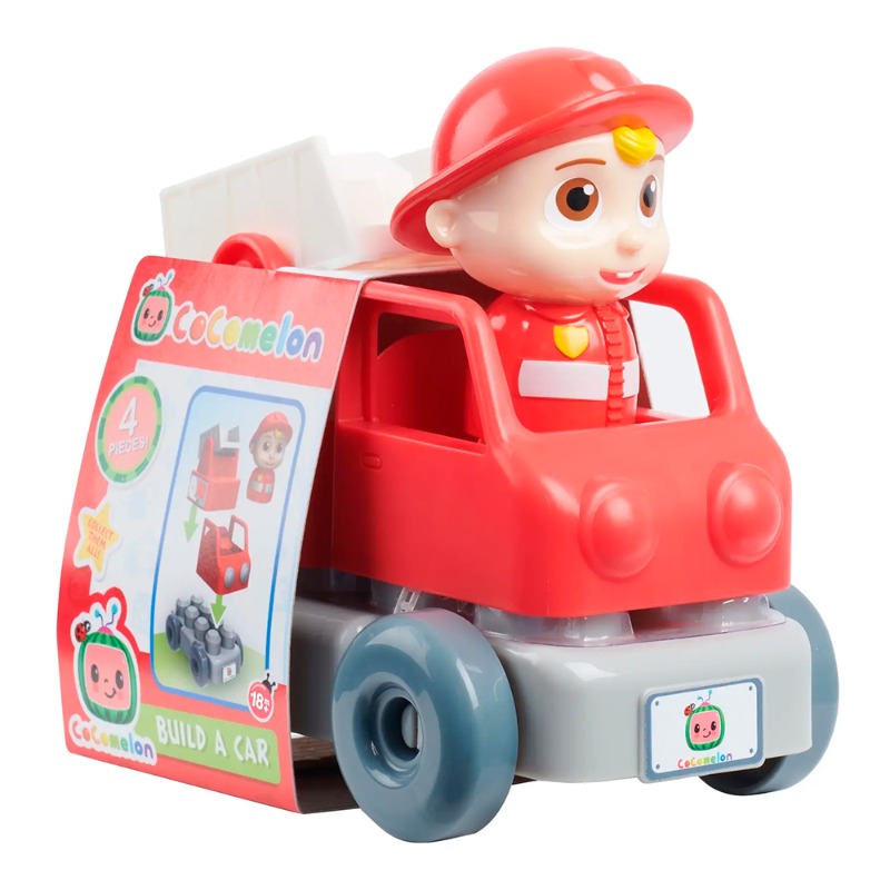 كوكوميلون - لعبة بناء السيارة مع شخصية جي جي 4 قطع