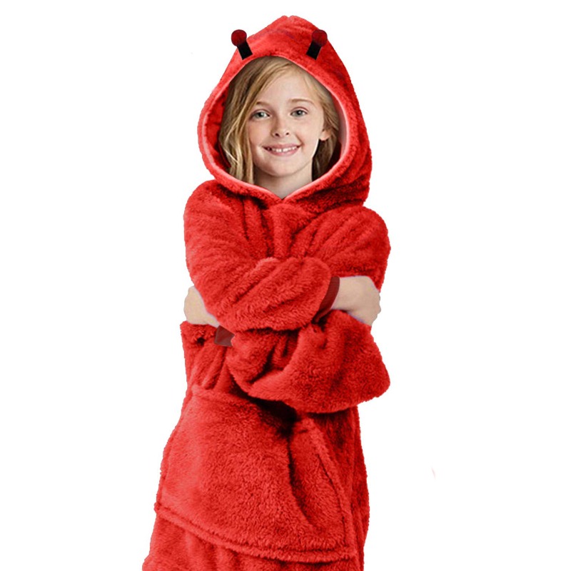 كومفي - هودي فرو بتصميم الدعسوقة مع دمية