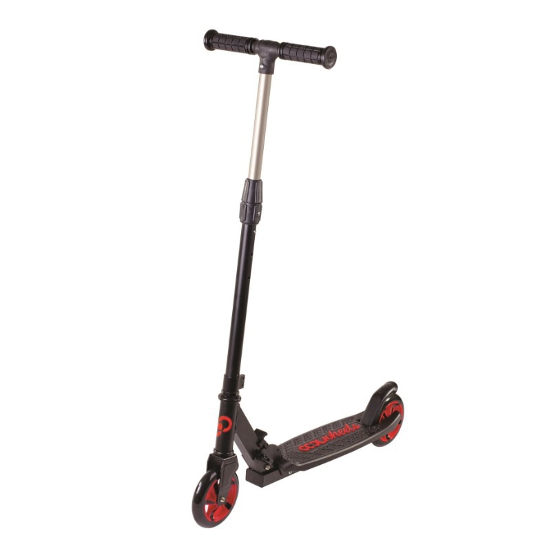 كول ويلز - سكوتر ثنائي العجلات قابل للطي - لون أحمر نيون