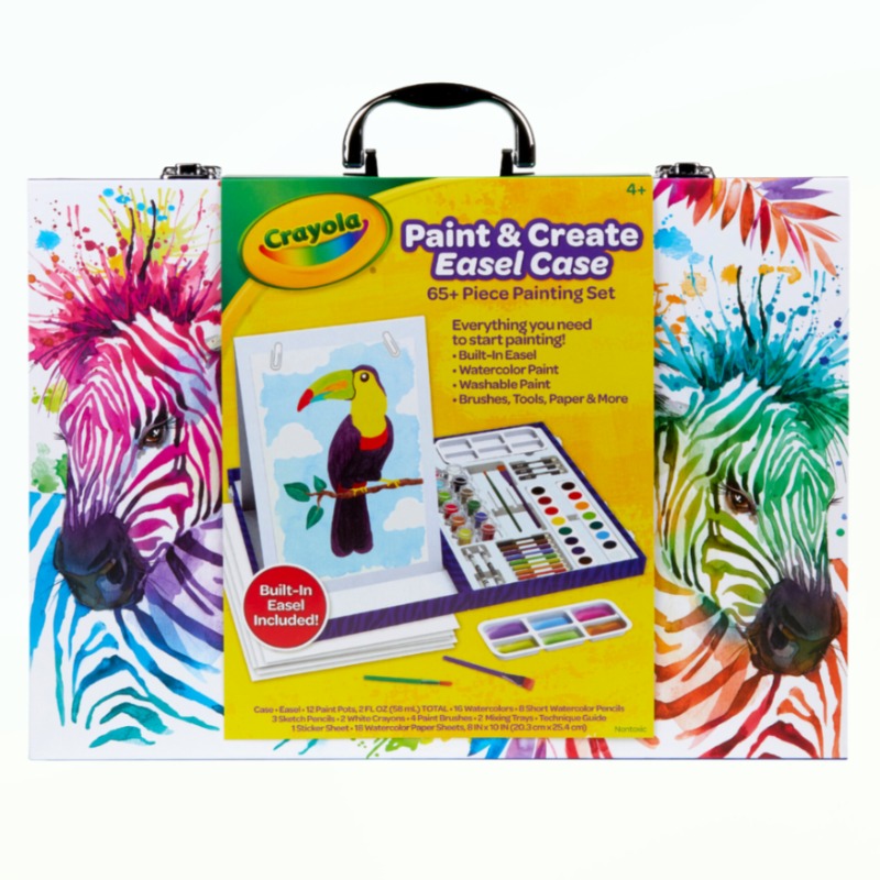 كرايولا - مجموعة حقيبة الرسم والتلوين الفنية 65 قطعة