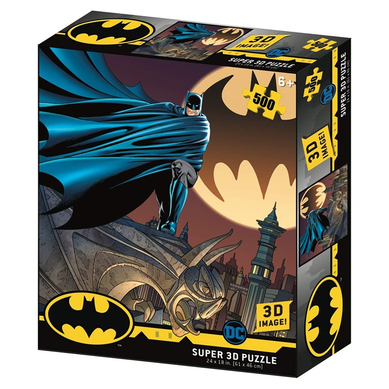 دي سي كوميكس - مجموعة بازل باتمان ثلاثية الأبعاد 500 قطعة