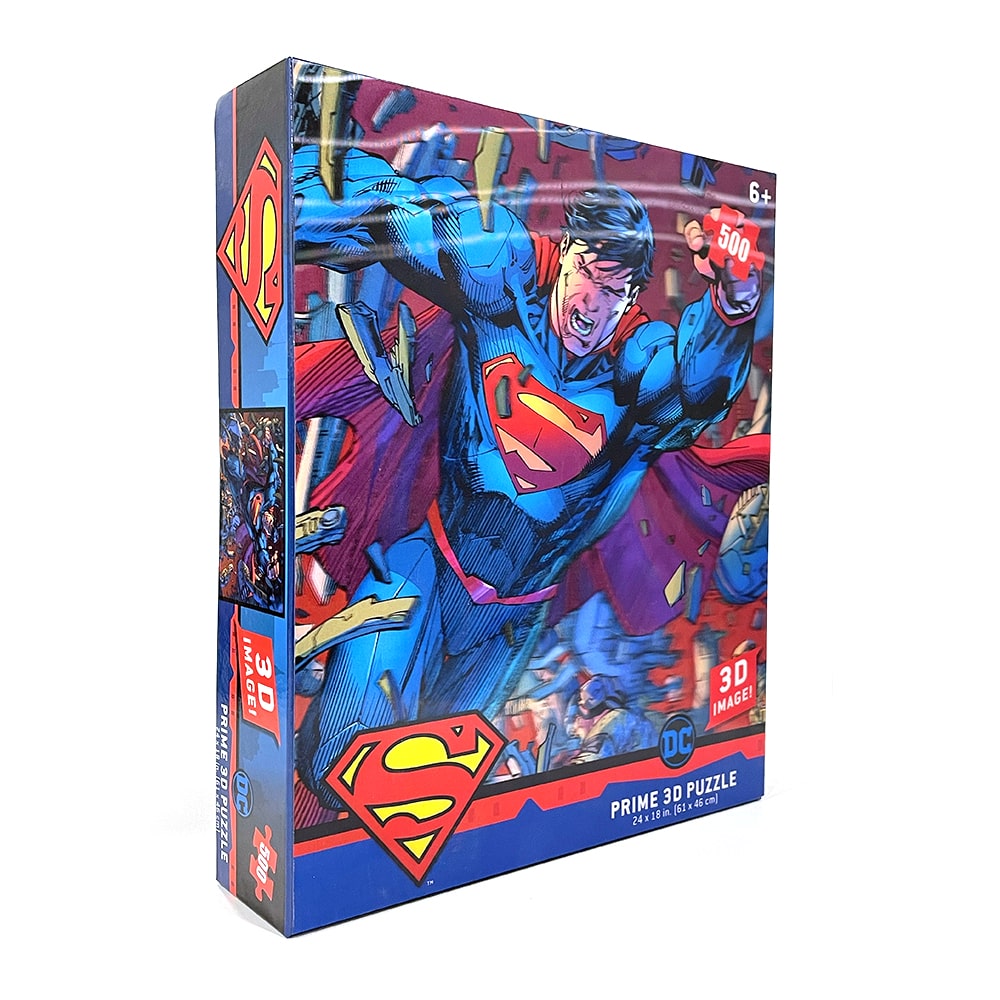 دي سي كوميكس - مجموعة بازل سوبرمان ثلاثي الأبعاد - 500 قطعة